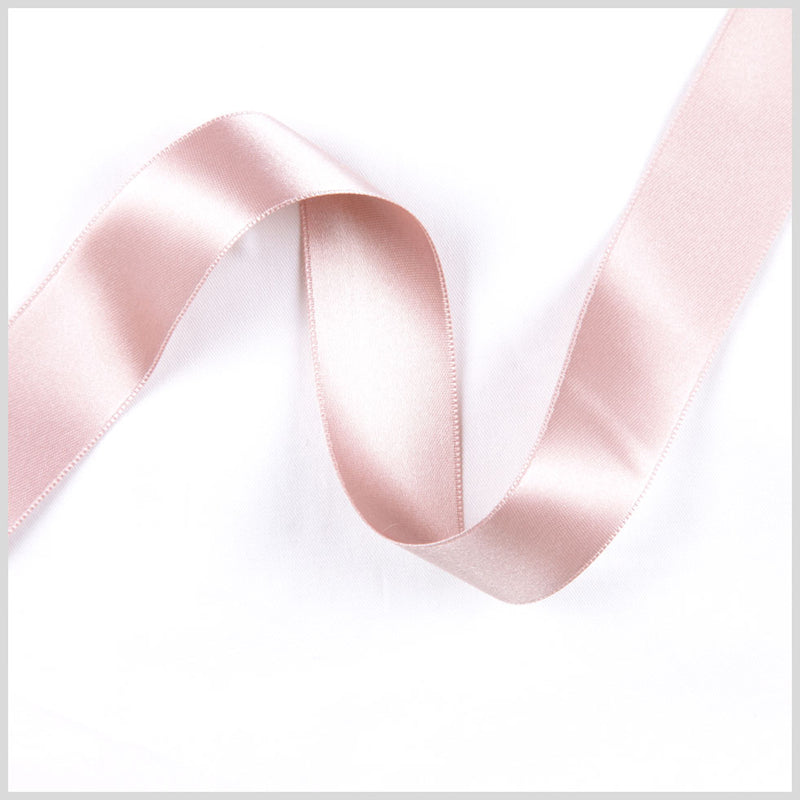 3/8" Dusty Rose Double Face French Satin Ribbon