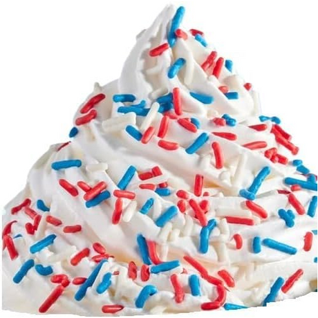 Oasis Supply, USA Cake Decorating Bundle - Includes 24 Sparkler Food Pick, 12 USA! Food Flag Picks, & 4oz Edible Red, White, & Blue Sprinkle