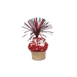 Oasis Supply, USA Cake Decorating Bundle - Includes 24 Firewwork Food Picks, 12 USA! Food Flag Picks, & 4oz Edible Red, White, & Blue Sprinkle