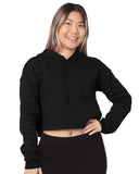 Bayside ® Ladies Usa Made Cropped Hooded Sweatshirt