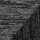 1 Yard Black & Gray Textured Slub Stretch Jersey Soft Matte Knit for Blouses & Activewear , 56 Inches Wide