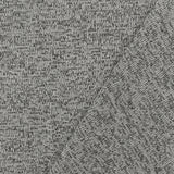 1 Yard Galaxy White & Black Rib Knit Textured Poly Stretch Fabric for Dancewear & Apparel, 60" Wide