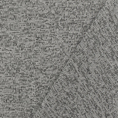1 Yard Galaxy White & Black Rib Knit Textured Poly Stretch Fabric for Dancewear & Apparel, 60" Wide