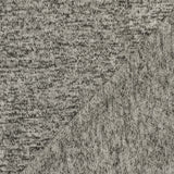 1 Yard Shadow Gray & White Textured Jersey Cotton Blend Knit Fabric, 58" Wide