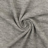 1 Yard Heather Gray Stretch Jersey Knit Rayon & Spandex Blend Matte Finish for Dresses, 58 Inches Wide