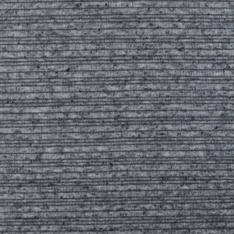 1 Yard Cold Gray White Black Texture Slub Striped Stretch Jersey Knit Fabric 60 Inches