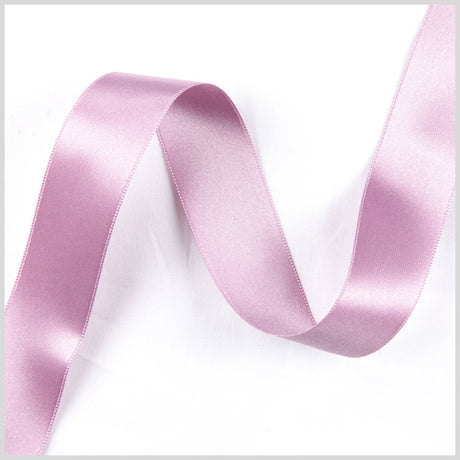 3/8" Mauve Double Face French Satin Ribbon