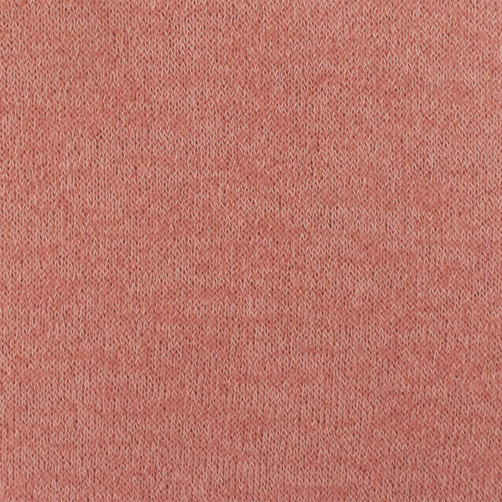1 Yard Lightweight Stretch Coral Beach Pink White Polyester Jersey Knit Fabric Soft 58 Inches Width