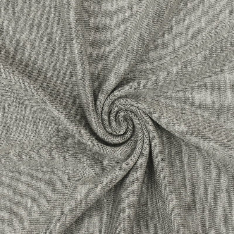1 Yard Stretch Rayon Jersey Knit Fabric Heather Seasonal Gray 58 Inches