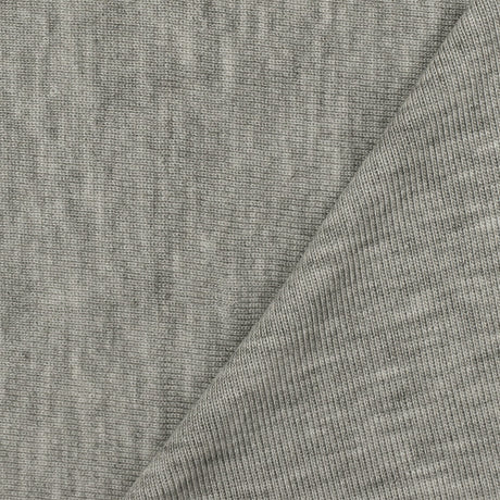 1 Yard Stretch Rayon Jersey Knit Fabric Heather Seasonal Gray 58 Inches