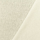 1 Yard Stretch Rib Knit Fabric Pearly Ivory-White 58 Inches