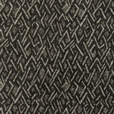 1 Yard Black Beige Silver Abstract Diamond Damask Woven Fabric Apparel Jackets 58 Inches Width