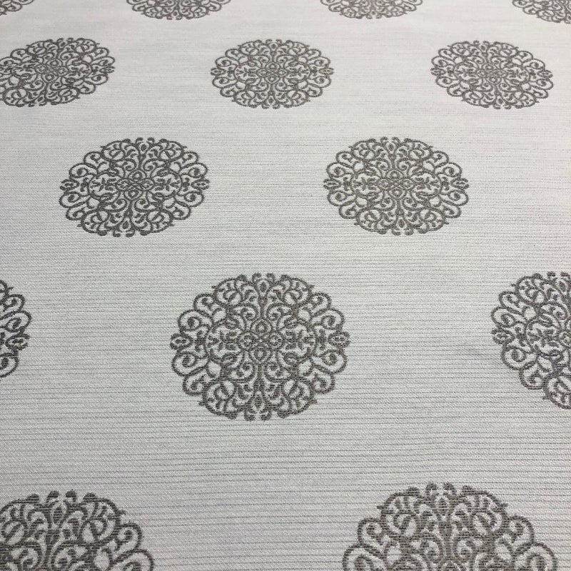Moda Celtic Knot Silver Crown Jacquard Polyester Fabric - Silver Crown Jacquard, 60" Width (1 Yard)