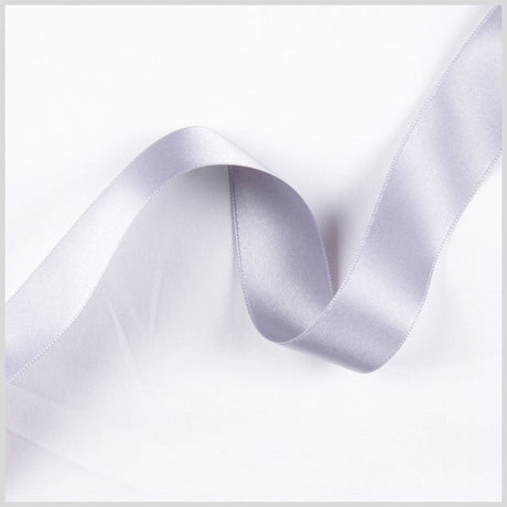 3/8" Light Gray Double Face French Satin Ribbon