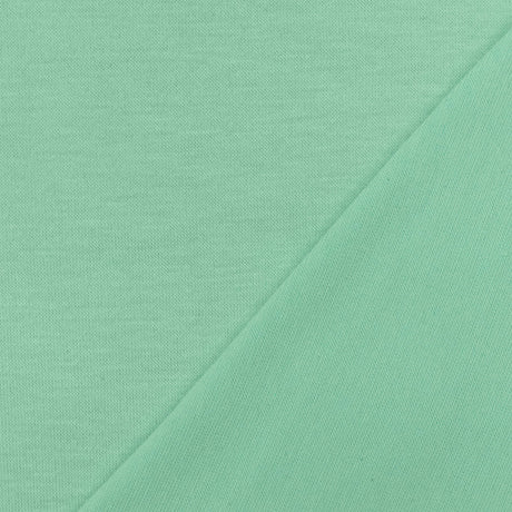 1 Yard Cloud Teal Jersey Knit Fabric Bamboo Lycra Blend Stretchy Matte 60 Inches