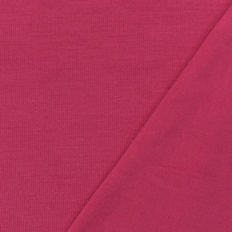 1 Yard Hot Pink Bamboo Jersey Knit Fabric Spandex Blend 58 Inches