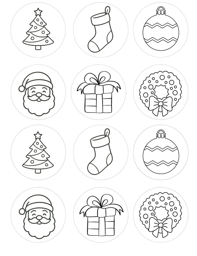 Oasis Supply, Yummy Doodle Kit. Edible Fun at the Tip of your Brush, Making Art that you Can Munch (Christmas)