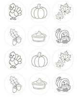 Oasis Supply, Yummy Doodle Kit. Edible Fun at the Tip of your Brush, Making Art that you Can Munch (Thanksgiving)