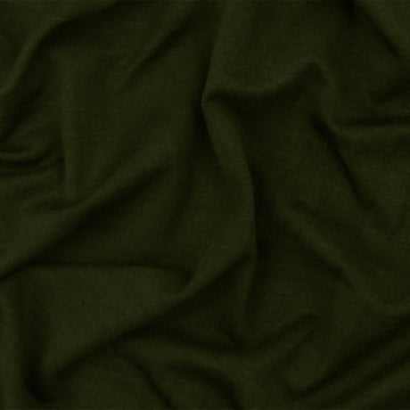1 Yard Seaweed Green Stretch Rayon Modal Jersey Knit Fabric Soft Matte 58 Inches Wide