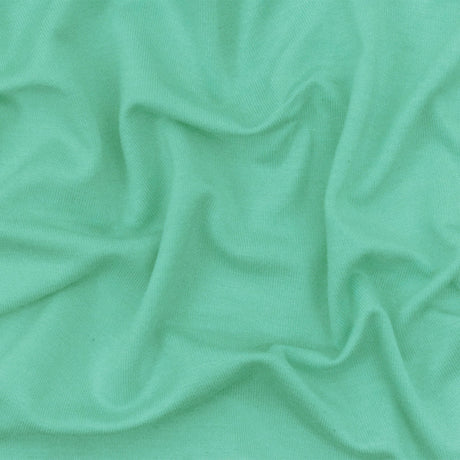 1 Yard Mint Green Rayon Modal Stretch Jersey Knit Fabric Soft Lightweight 58 Inches Wide