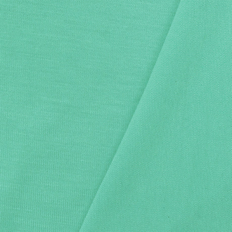 1 yarda verde menta rayón modal elástico tela de punto jersey suave y ligera de 58 pulgadas de ancho