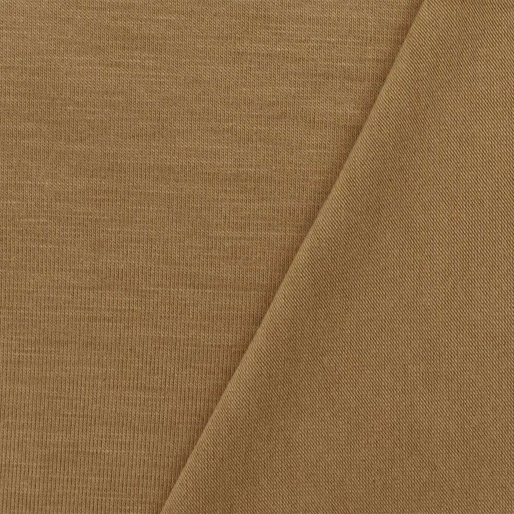 1 Yard Brown Stretch rayon modal Jersey Knit Fabric Soft Matte 58 Inches Wide