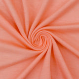 1 Yard Peach Orange Spandex Rayon Modal Jersey Knit Fabric For Blouses And Dresses 58 Inches Width