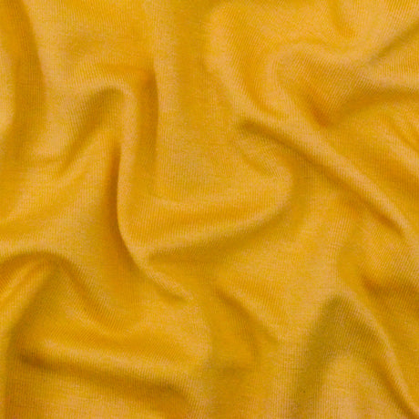 1 Yard Yellow Spandex Rayon Modal Jersey Knit Fabric For Blouses And Activewear 58 Inches Width