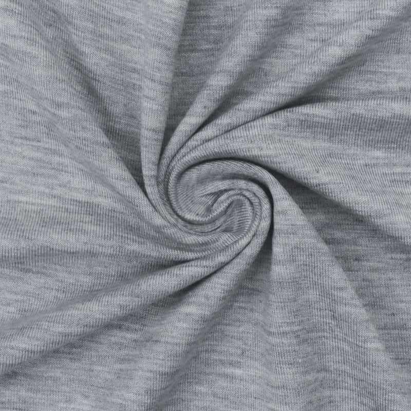 1 Yard Light Blue Gray White Textured Spandex Rayon Modal Jersey Knit Fabric For Blouses And Dresses 58 Inches Width