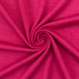 1 Yard Hot Pink Spandex Rayon Modal Jersey Knit Fabric For Dresses And Blouses 58 Inches Width