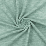 1 Yard Heather Mint Green Ivory White Texture Spandex Rayon Modal Jersey Knit Fabric For Dresses And Blouses 58 Inches Width