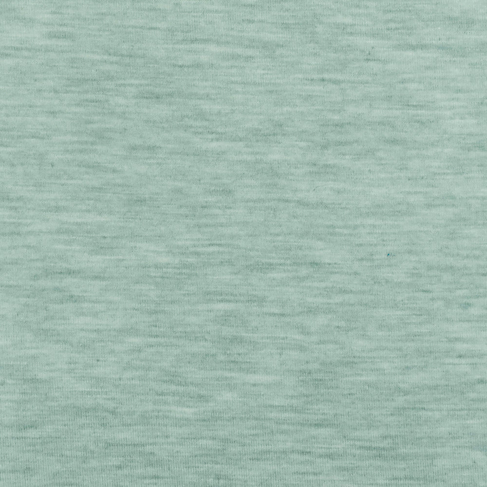 1 Yard Heather Mint Green Ivory White Texture Spandex Rayon Modal Jersey Knit Fabric For Dresses And Blouses 58 Inches Width