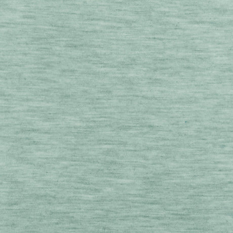 1 yarda de tela de punto jersey de modal con rayón y spandex texturizado en verde menta jaspeado y blanco marfil para vestidos y blusas, ancho de 58 pulgadas