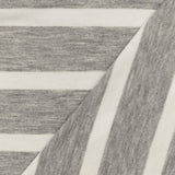 1 Yard Heather Gray Ivory Stripe Spandex Rayon Modal Jersey Knit Fabric For Blouses And Dresses 59 Inches Width