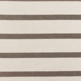 1 Yard Latte Taupe Brown Ivory Stripe Spandex Rayon Modal Jersey Knit Fabric For Dresses And Blouses 59 Inches Width