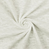 1 Yard Light Ivory Slub Poly Cotton Spandex Jersey Knit Fabric For Blouses And Dresses 60 Inches Width