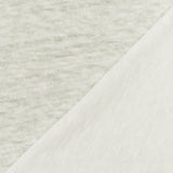 1 Yard Light Ivory Slub Poly Cotton Spandex Jersey Knit Fabric For Blouses And Dresses 60 Inches Width