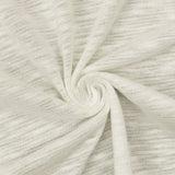 1 Yard Ivory Slub Stretch Spandex Rayon Jersey Knit Fabric For Overlays And Dresses 68 Inches Width