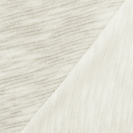 1 Yard Ivory Slub Stretch Spandex Rayon Jersey Knit Fabric For Overlays And Dresses 68 Inches Width