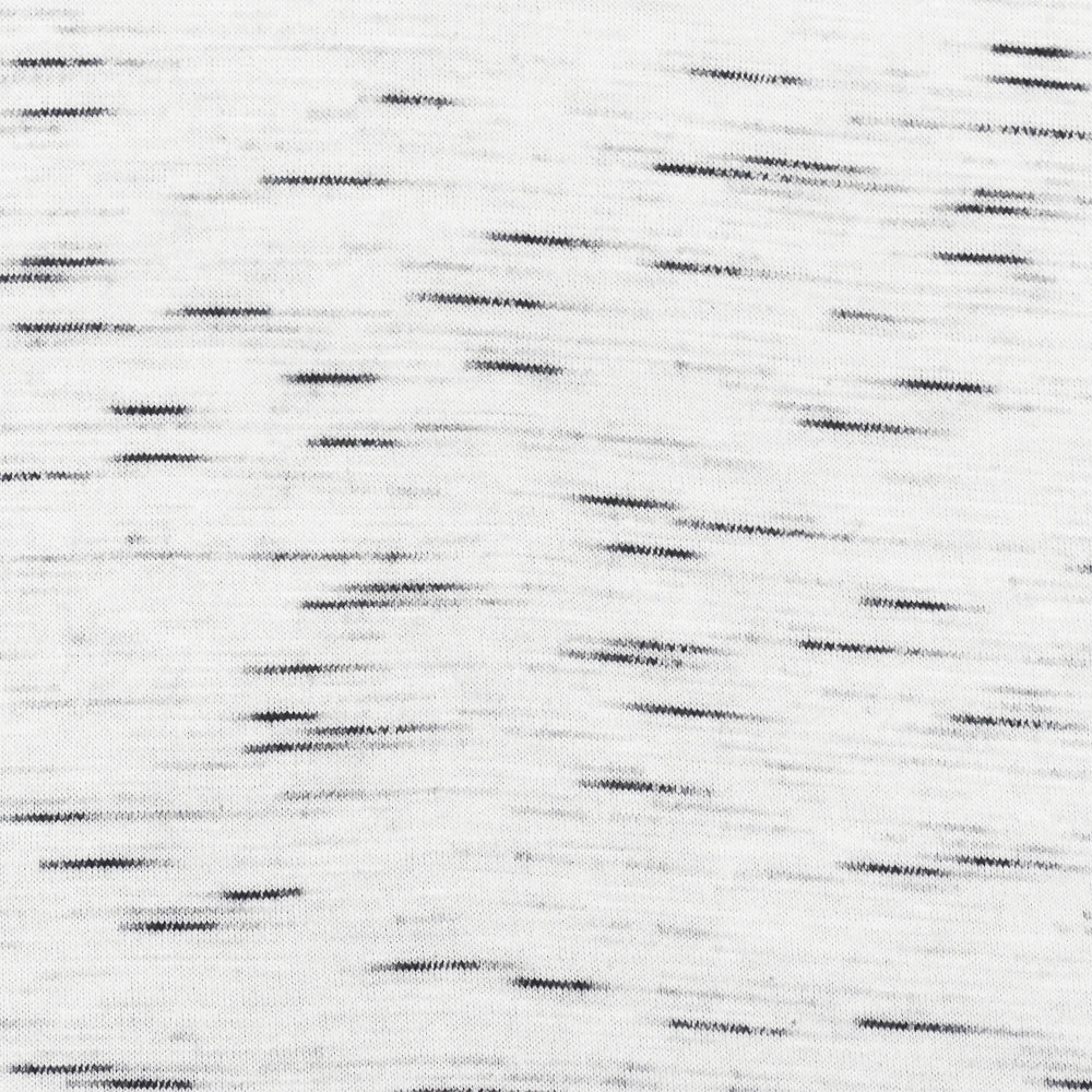 1 Yard Black White Slub Stretch Spandex Rayon Jersey Knit Fabric For Dresses And Overlays 60 Inches Width