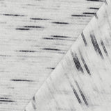 1 Yard Black White Slub Stretch Spandex Rayon Jersey Knit Fabric For Dresses And Overlays 60 Inches Width