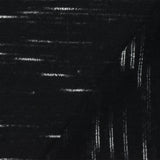 1 Yard Black White Slub Spandex Rayon Jersey Knit Fabric For Blouses And Activewear 60 Inches Width