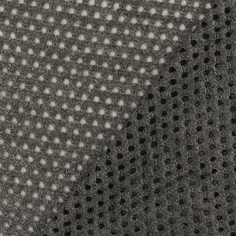 1 Yard Smoke Gray Spandex Rayon Athletic Mesh Knit Fabric For Activewear And Blouses 56 Inches Width