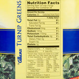 Chopped Turnip Greens - #10 Can - 6/Case