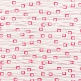 1 Yard White Pink Abstract Print Stretch Cotton Jersey Knit Fabric 59 Inches Width