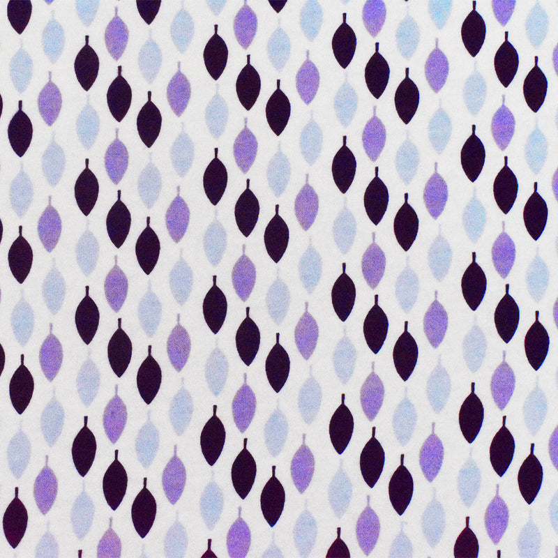 1 Yard Multi-Color Leaf Pattern Cotton Spandex Stretch Jersey Knit Fabric 58 Inches Width
