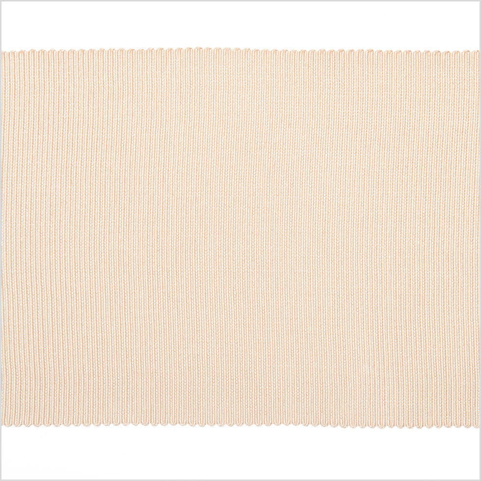 3" Ivory Rayon Petersham Grosgrain Ribbon