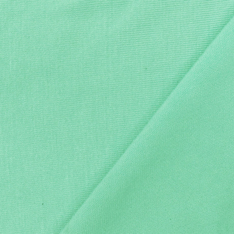 1 yarda de tela de punto jersey de rayón modal súper con spandex verde menta para vestidos y camisetas básicas, ancho de 59 pulgadas