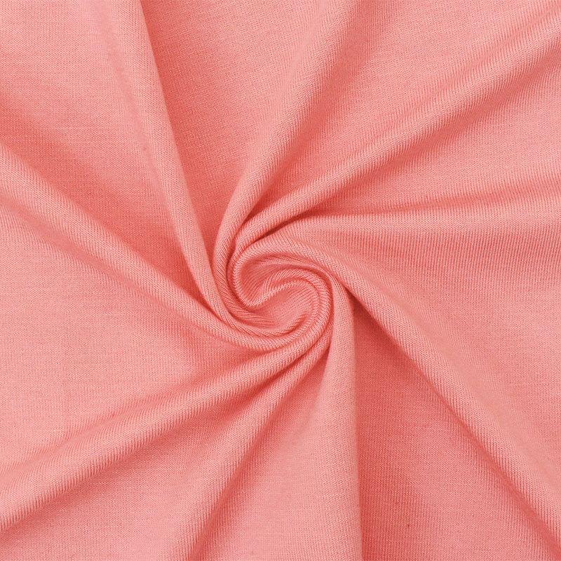 1 Yard Pink Stretch Modal Rayon Spandex Jersey Knit Fabric For Dresses And Tees 59" wide