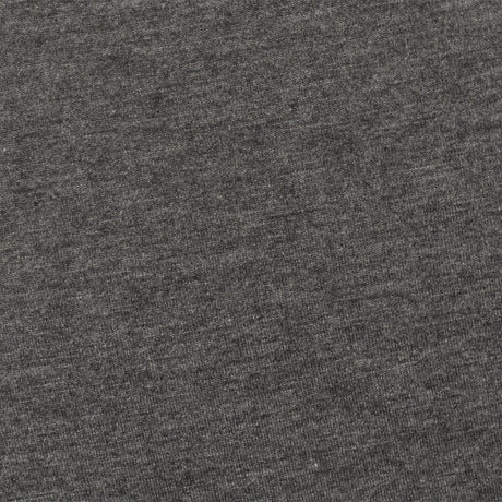 1 yarda de tela de punto jersey de rayón super modal con spandex gris jaspeado oscuro, para blusas y ropa deportiva, ancho de 59 pulgadas